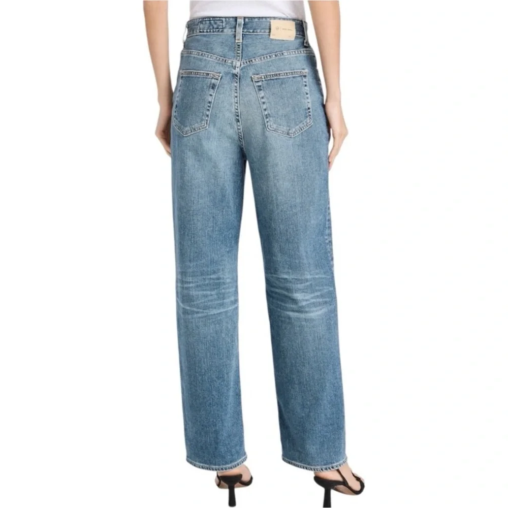 AG Knoxx High Rise Baggy Boyfriend Jeans NWT Denim Relaxed - Picture 3 of 12